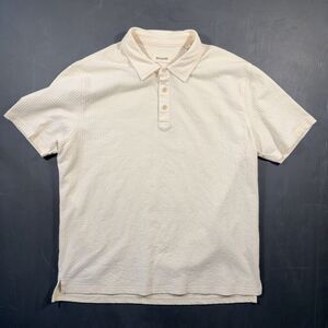 Borogo28 Seersucker Garment-Dyed Polo Shirt Men’s Large, MSRP 145. NWOT